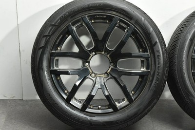 JDM Used RAYS 4-Wheel Set 20x8.5J +22 PCD 139.7 265/50R20 111V wit (No Tires) - 画像 (6)