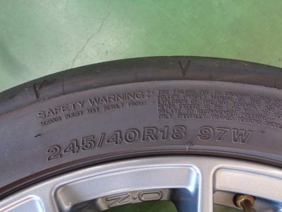 JDM Used 245/40R18 Bridgestone Potenza RE71RS tires for Renault Megane No Tires - Image 9