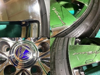 JDM RAYS VERSUS STRATAGIA SCUDO 19x8JJ +45 5H PCD114.3 Forceland Vital (No Tires) - 画像 (3)
