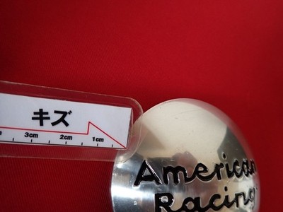 JDM 1 sheet American Racing used aftermarket wheel center cap center c (No Tires) - 画像 (10)
