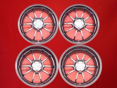 JDM Used ADVAN Racing RZ-DF wheels lightweight 8.7kg/9.6kg each 4-whee No Tires
