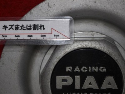 JDM 1 sheet RACING PIAA aftermarket used wheel center cap center cover (No Tires) - 画像 (7)