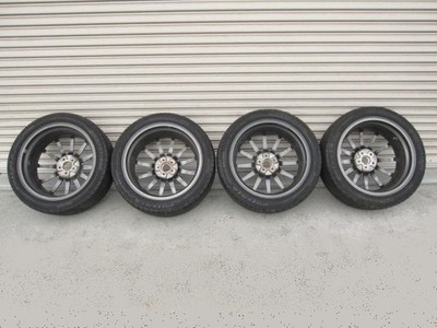 JDM ENKEI Subaru STI 7.5+55 PCD100/5H 184-Wheel Set with genuine center (No Tires) - 画像 (8)