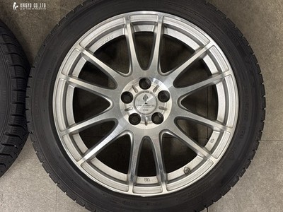 JDM Excellent Tread Depth with WM03 WORK PROMISING 17in 7J +48 PCD100 (No Tires) - 画像 (4)