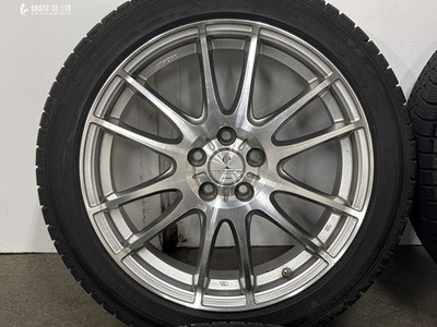 JDM Excellent Tread Depth with WM03 WORK PROMISING 17in 7J +48 PCD100 (No Tires) - 画像 (5)