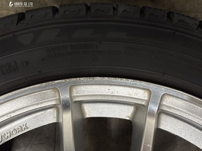 JDM Excellent Tread Depth with WM03 WORK PROMISING 17in 7J +48 PCD100 (No Tires) - 画像 (8)