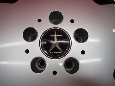 JDM Out of print rare STARFORM typeD used wheels 4Book 8/9J 18 PCD114. No Tires - Image 10