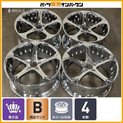JDM Rare Black PlatedGiovanna Dollar 5 20in 10J+42 PCD114.3 4-Wheel Set Lexu (No Tires)