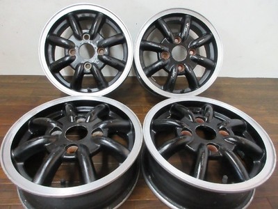 JDM ・8-Book Spoke Aluminum 13-inch 4.5J +45 4-hole PCD110 for Mira Opt No Tires