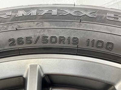 JDM Used 265/50R19 110Q 19199J +38 5-lug PCD112 Dunlop winter studless (No Tires) - 画像 (8)