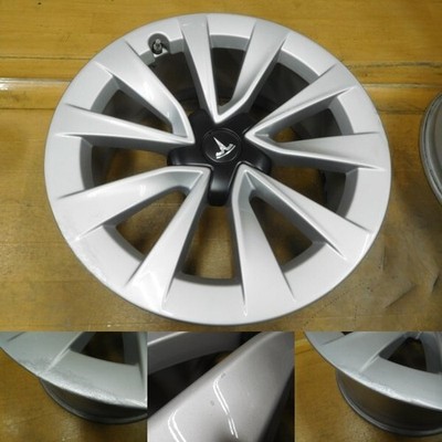 JDM 16-573 Rare TESLA Model 3 Genuine MODEL 3 19in 8.5J +40 Spare Car (No Tires) - 画像 (4)