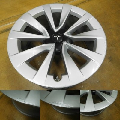 JDM 16-573 Rare TESLA Model 3 Genuine MODEL 3 19in 8.5J +40 Spare Car (No Tires) - 画像 (8)