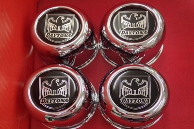 JDM DAYTONA center caps 4 pieces ♪ No Tires