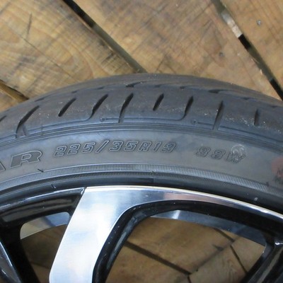 JDM Weds Leonis TE 198J+50 Goodyear Eagle LS EXE 225/35R19 2021 Tire a No Tires - Image 6