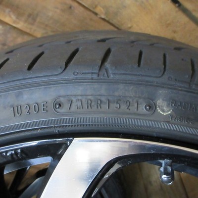 JDM Weds Leonis TE 198J+50 Goodyear Eagle LS EXE 225/35R19 2021 Tire a No Tires - Image 7