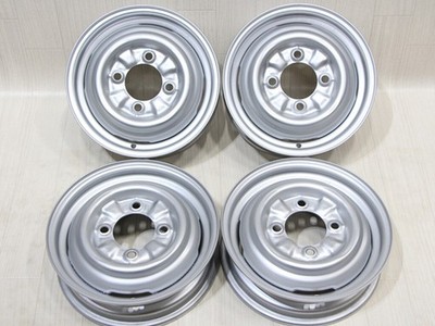 JDM C138 Old Car Rare Iron Wheels 12x3.5J+35 PCD114.3 Hub Diameter 81m No Tires
