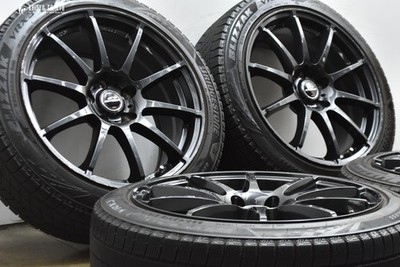 JDM Excellent Tread Depth VRX3Schneider 18in 8J +45 PCD114.3 Bridgesto No Tires - Image 2