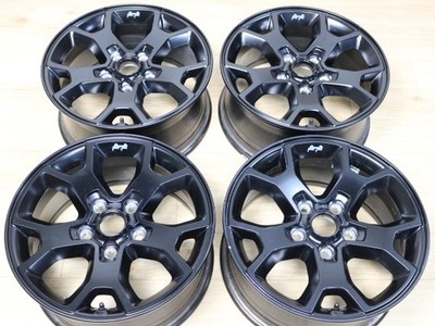 JDM Rare ItemJeep JL Wrangler MOAB Edition Black Wheels Genuine 7.5J + (No Tires)