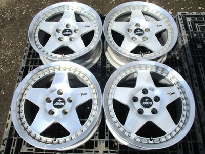 JDM Rare 3P JAOS Star-shaped wheels 165 holes 114.3mm bolt pattern 6.5 No Tires