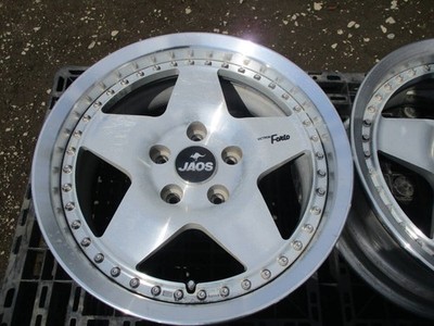 JDM Rare 3P JAOS Star-shaped wheels 165 holes 114.3mm bolt pattern 6.5 No Tires - Image 4