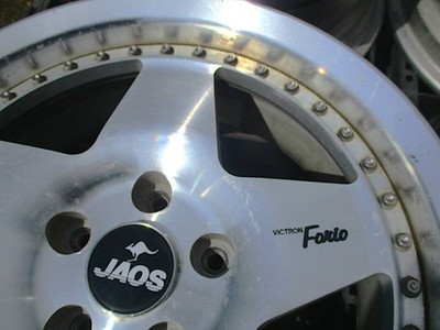 JDM Rare 3P JAOS Star-shaped wheels 165 holes 114.3mm bolt pattern 6.5 No Tires - Image 7