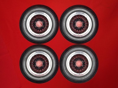 JDM Tires included. 4-Wheel Set. Out of print. Rare. Elwin 6.5J 15 PCD1 (No Tires)