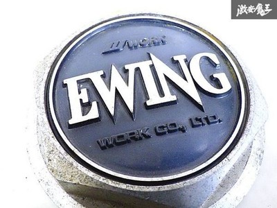 JDM WORK EWING Wheel Center Cap 1 piece 10cm diameter Early Model Rare (No Tires) - 画像 (2)