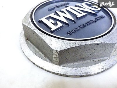 JDM WORK EWING Wheel Center Cap 1 piece 10cm diameter Early Model Rare (No Tires) - 画像 (5)