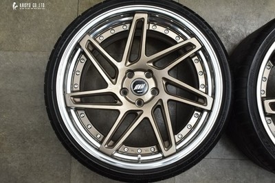 JDM WORK ZEAST ST3 20in 9J +22 10J +22 PCD112 THUNDER D7 255/30R20 275 (No Tires) - 画像 (2)