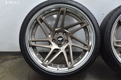 JDM WORK ZEAST ST3 20in 9J +22 10J +22 PCD112 THUNDER D7 255/30R20 275 (No Tires) - 画像 (4)