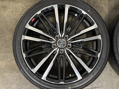 JDM Used KYOHO 4-Wheel Set 18x7.0J +48 PCD 100 215/40R18 89W tires D (No Tires) - 画像 (4)