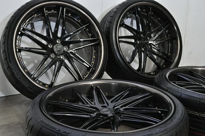 JDM Used T&T FORGED 4-Wheel Set: 21x9.0J +25 21x10.0J +30 PCD 112 (No Tires) - 画像 (3)