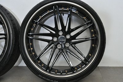 JDM Used T&T FORGED 4-Wheel Set: 21x9.0J +25 21x10.0J +30 PCD 112 (No Tires) - 画像 (5)