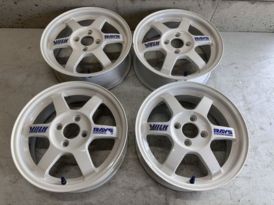 JDM RareRAYS TE37 15x5.5J +45 PCD100 4-hole 4H lightweight forging Rays (No Tires)