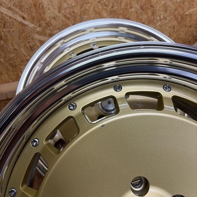 JDM Rare Size WORK Crimson RS-08 Deep Rim 19x8.5J+30/9J+36 108/5-ho (No Tires) - 画像 (3)