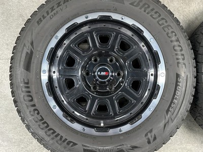 JDM Used Rare Meister wheel set 4-piece set 18x8.0J +25 PCD 139.7 (No Tires) - 画像 (4)