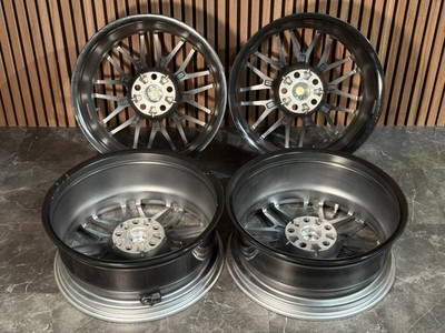 JDM Lexus LS WEDS Delmore 8J +25 120 5H Used Aluminum Wheel 194-Wheel Set B (No Tires) - 画像 (6)