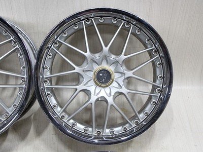 JDM C213 Deep Rim Discontinued 3-Piece Bridgestone TURNING Mesh Wheels (No Tires) - 画像 (3)