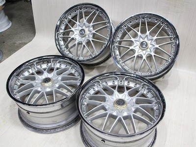 JDM C213 Deep Rim Discontinued 3-Piece Bridgestone TURNING Mesh Wheels (No Tires) - 画像 (6)