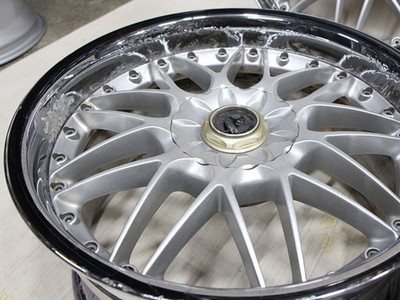 JDM C213 Deep Rim Discontinued 3-Piece Bridgestone TURNING Mesh Wheels (No Tires) - 画像 (7)