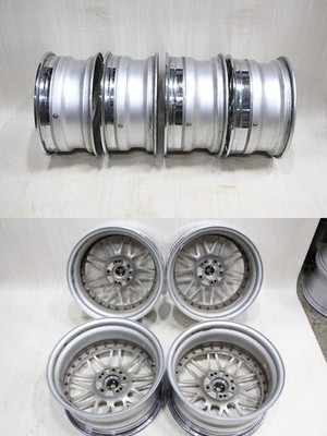 JDM C213 Deep Rim Discontinued 3-Piece Bridgestone TURNING Mesh Wheels (No Tires) - 画像 (10)