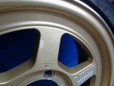 JDM RAYS Volk Racing TE37X PM 5.5J/+20 PCD 139.7 185/85R16 TOYO white No Tires - Image 3