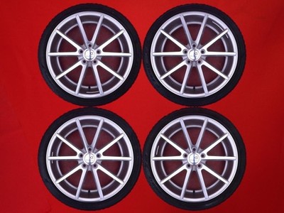 JDM Wheels with tires: 4-Wheel Set QCW QC1122 9J 20PCD120 5-hole +45 Hub dia (No Tires)