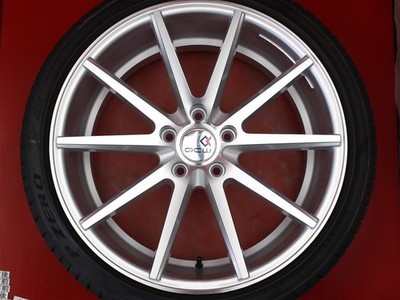 JDM Wheels with tires: 4-Wheel Set QCW QC1122 9J 20PCD120 5-hole +45 Hub dia (No Tires) - 画像 (3)