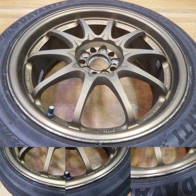 JDM 15-195Rare forgingRays CE28 17in 7.5J +33 PCD98-5 Half Romeo 156 G No Tires - Image 2