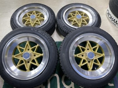 JDM Techno Racing 146J +15 6.5J +9 PCD114.3-4H wheels with Michelin 15 No Tires