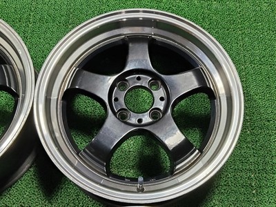 JDM Rare SizeStealth Racing 166J +45 7J +25 PCD100 4-Wheel STEALTH RAC No Tires - Image 4