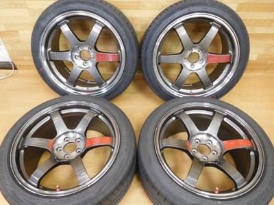 JDM 15-916Forging RAYS Volk Racing TE37 18in 9.5J+45 9J+45 PCD100-5Hba No Tires