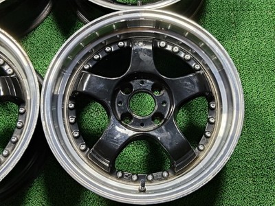 JDM Rare SizeStealth Racing 166J +45 7J +25 PCD100 4-Wheel STEALTH RAC No Tires - Image 6