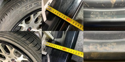 JDM WORK HYPER FORGED VC51G 1910.5J -37 11.5J -45 5H 5-hole PCD114.3 D No Tires - Image 7